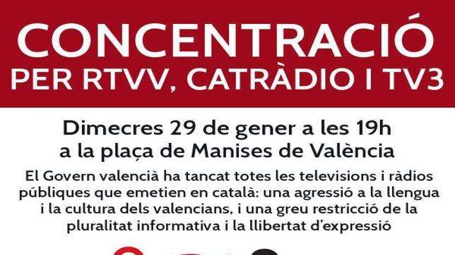 El comité de RTVV: «Han cerrado todos los medios públicos que emitían en catalán»