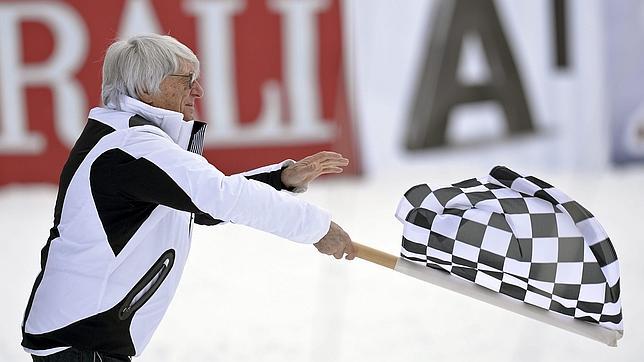 Los fórmula 1, en la pista