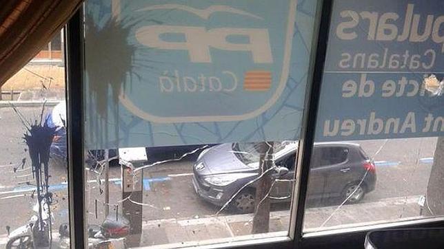 Las sedes del PP catalán han sufrido 41 ataques en un año