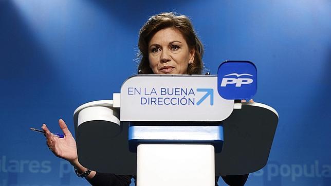 Cospedal no ve convulsión en el PP: «De fracturas nada de nada»