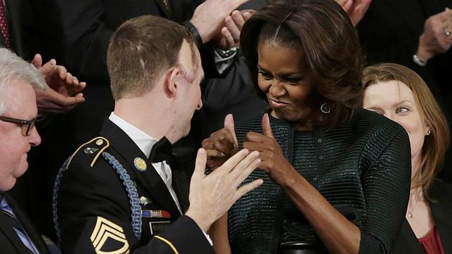 Un joven que casi muere en Afganistán «roba» a Obama la mayor ovación del discurso