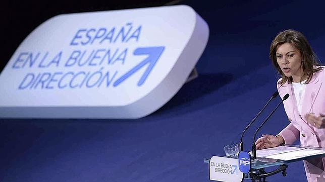 Cospedal apela a la unidad del PP porque «los españoles no quieren aventuras estrafalarias»