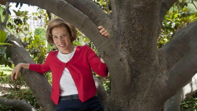 La escritora Julia Navarro, este jueves en el Foro Cultural ABC