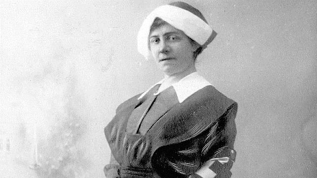 Sofía Casanova visita a León Trotski