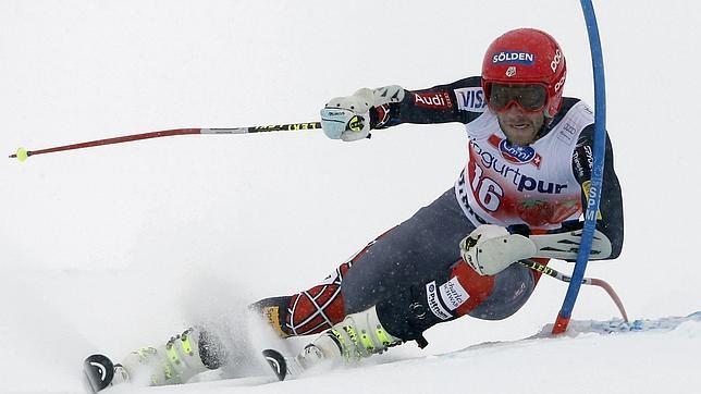 Bode Miller en acción durante la Copa del Mundo