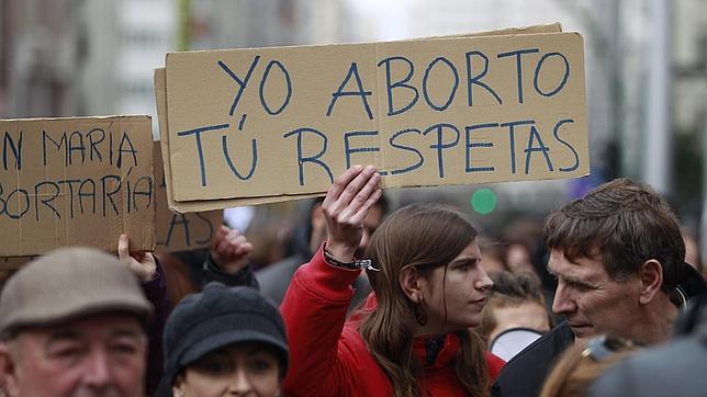 El Movimiento Feminista de Madrid se concentra en contra de la reforma de la Ley del Aborto
