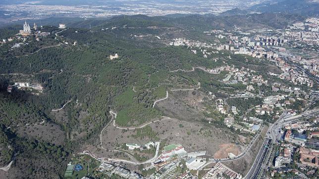 Entrada a Barcelona desde el Tibidabo