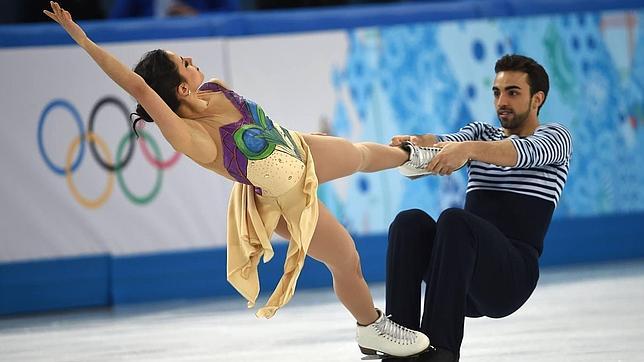 Sochi 2014: Sara Hurtado y Adrià Díaz brillan con Picasso en el programa libre