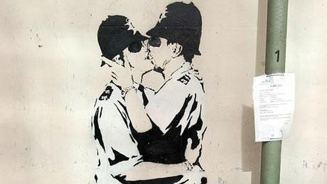 Se subasta en EEUU una de las obras más famosas de Bansky