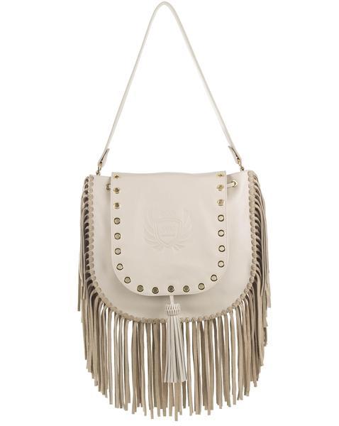 Bolso de flecos en piel de la firma Maroon Velvet
