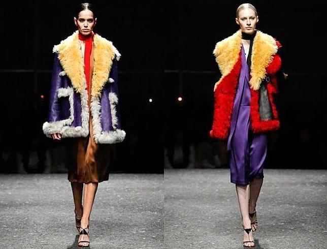 Prada apuesta por las prendas oscuras y originales pellizas