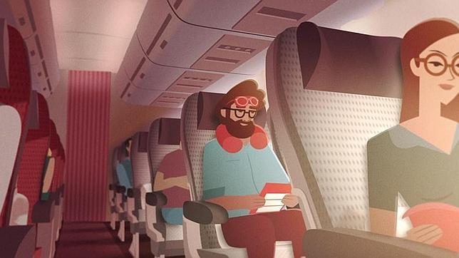 Una película de animación cambia la rutina de los aviones