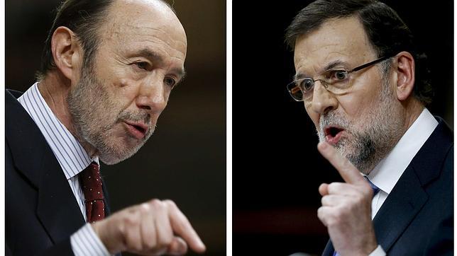 Rajoy defiende que España va «mejor» frente a un «apocalíptico» Rubalcaba