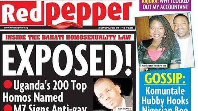 Un diario ugandés publica una lista de 200 homosexuales, tan solo un día después de aprobarse la ley contra el colectivo