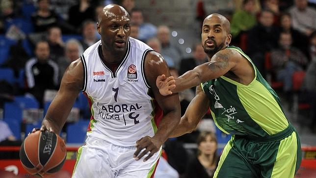 El debut de Lamar Odom no evita la séptima derrota de Laboral Kutxa