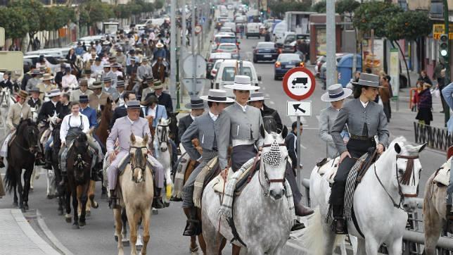 La Marcha Hípica reúne 180 jinetes y 55 carruajes