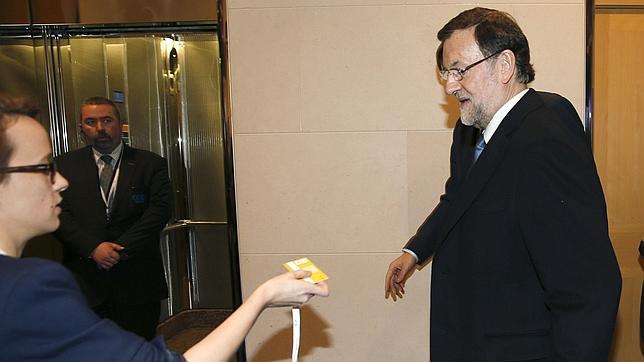 Rajoy, sobre la posición del PP para la presidencia de la Comisión: «El voto es secreto»