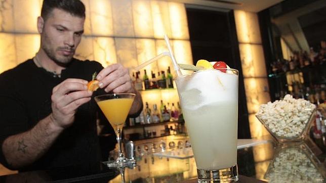 Cócteles en el Glass Bar de Madrid