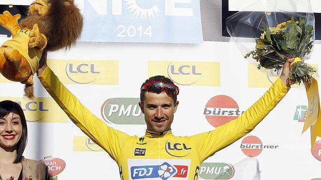 Nacer Bouhanni, primer líder de la París-Niza