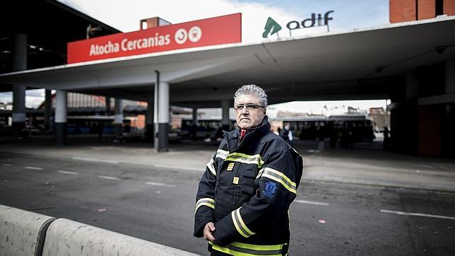 Eugenio Amores, bombero del Ayuntamiento de Madrid