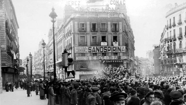 La Puerta del Sol, en el año 1939