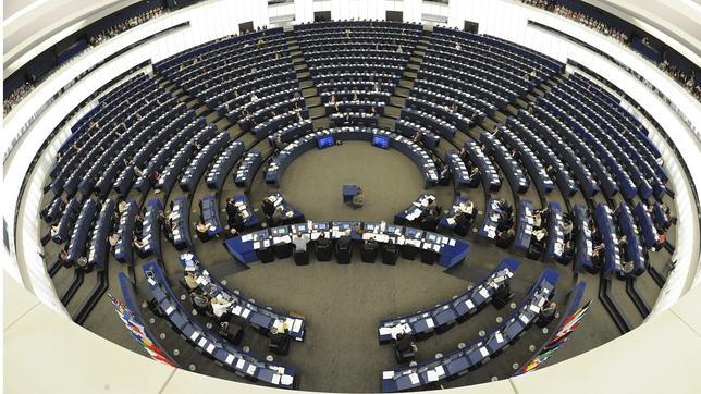 Vista general del hemiciclo de la Eurocámara