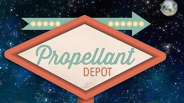 Una gasolinera entre la Tierra y la Luna