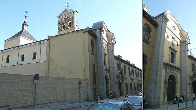 Recinto y portada del hospital de la Venerable Orden Tercera en Madrid