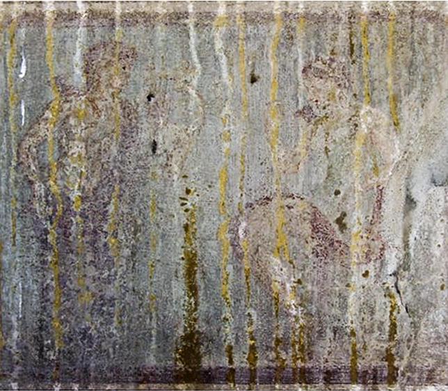 Roban un fragmento de un fresco de Pompeya