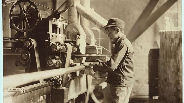 Trabajador en una de estas fábricas textiles