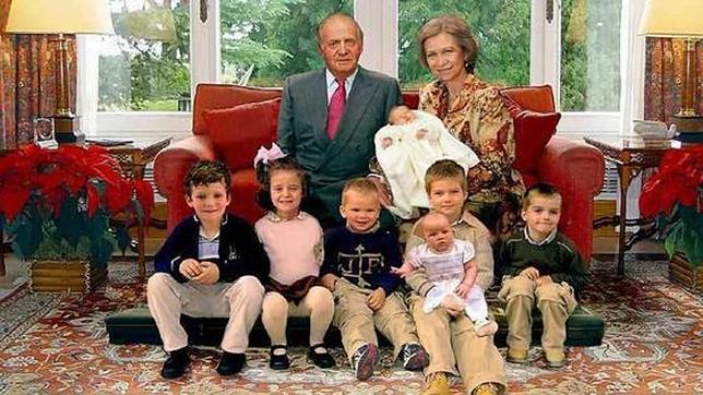 Este christmas de los Reyes en 2005 fue muy polémico: la imagen fue un montaje