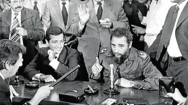 Suárez y Castro, en 1978 durante su visita a La Habana