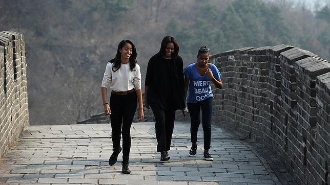 Michelle Obama visita la Gran Muralla china