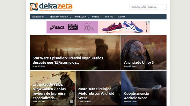 Screenshot «Dekazeta»