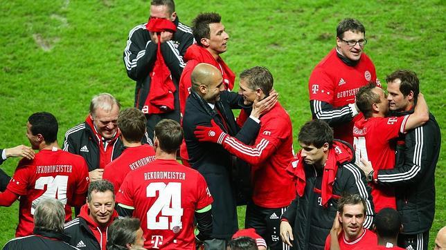 El Bayern de Guardiola, campeón de la Bundesliga