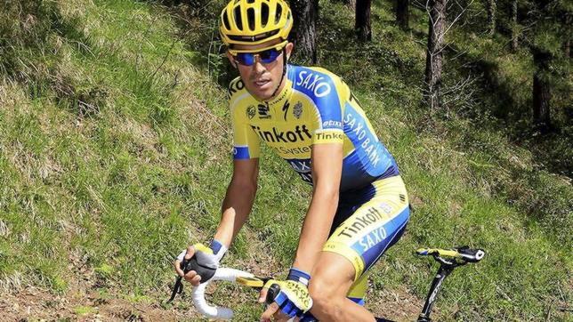 Contador se exhibe en la primera etapa de la Vuelta al País Vasco