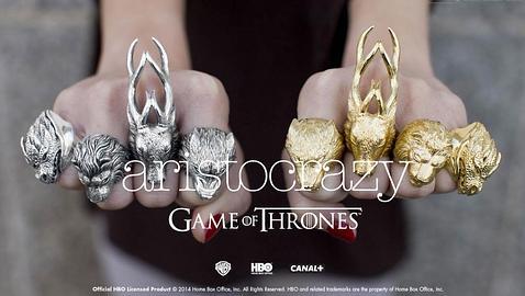 Los anillos de «Juego de Tronos» hechos por Aristocrazy