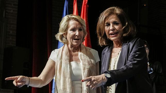 Buena sintonía entre Aguirre y Botella en su primer encuentro tras el incidente