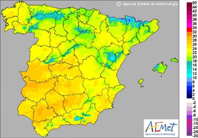 Calor de verano en pleno abril
