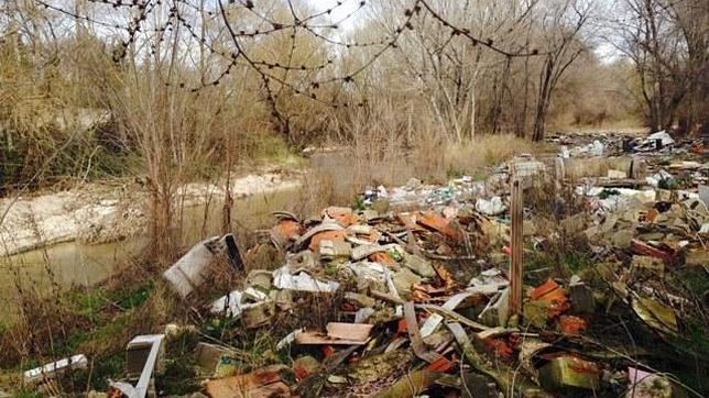 Basura y vertidos en la ribera del Manzanares