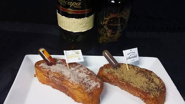 Torrija Zacapa y Torrija Baileys Chocolate