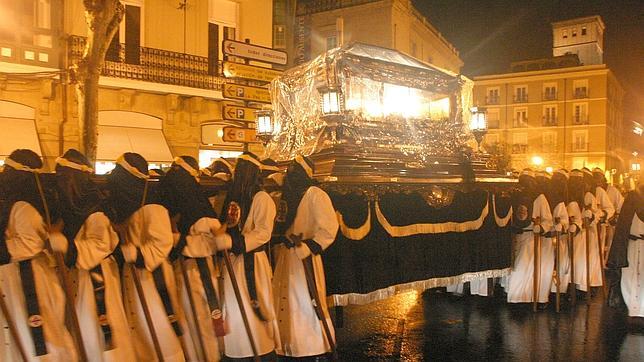 Procesion del Santo Entierro, en Logroño.