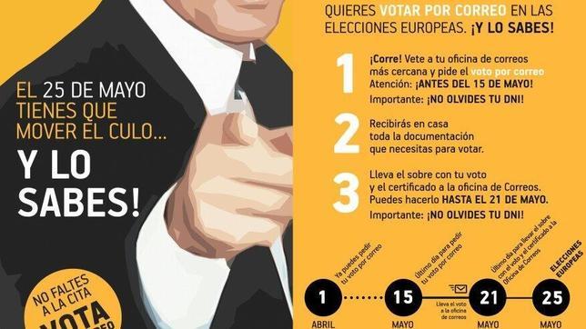 «Tienes que mover el culo», lema de las Juventudes Socialistas para las elecciones europeas