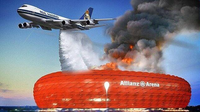 El incendio de Múnich provoca una ola de burlas en las redes sociales