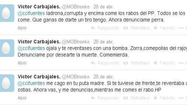«Qué ganas tengo de darte un tiro», nueva amenaza en Twitter a Cristina Cifuentes