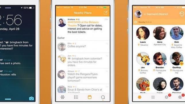 Las dos cabezas de Foursquare: lanza la «app» Swarm para competir con Yelp