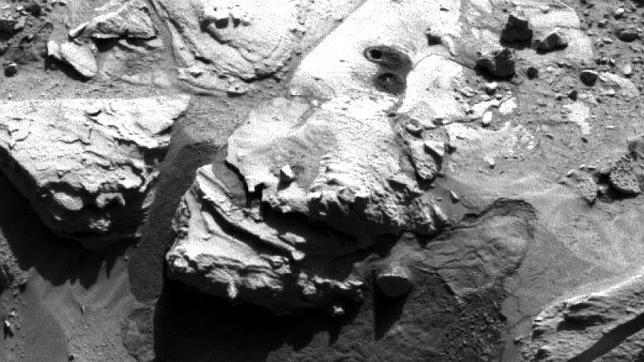 El Curiosity vuelve a perforar la superficie de Marte