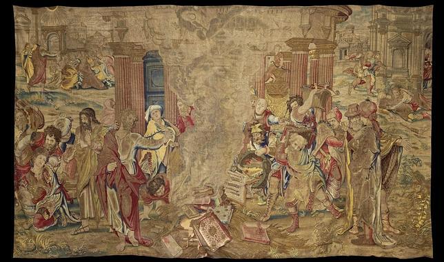 Madrid expone el tapiz «perdido» de Enrique VIII