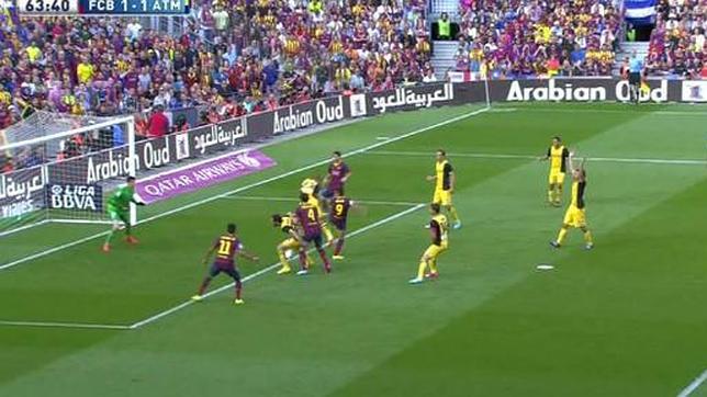 Polémica por el gol anulado a Messi