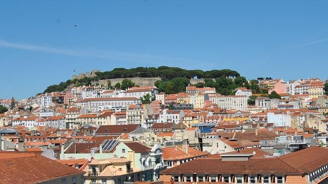 El castillo de San Jorge está en la colina más alta de Lisboa